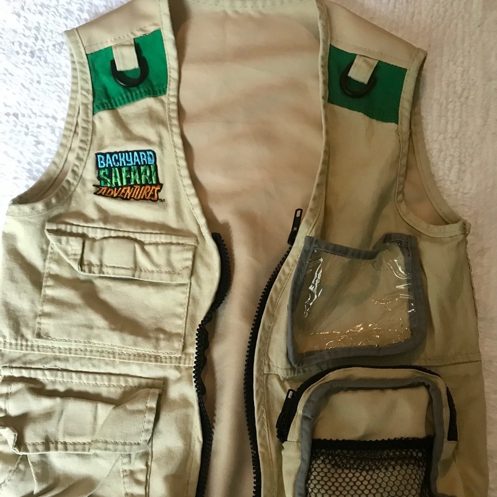 Backyard safari adventures small kids vest